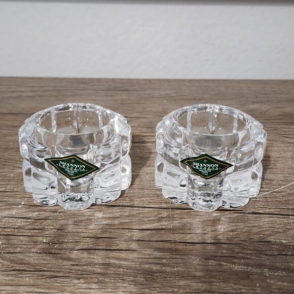 Shannon Diamante Crystal Votive Pair of Candle Holders - Picture 4 of 4